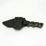 T.Kell Knives - CmbtBDUGG - Combatant - Fixed Blade Knife - 1095 Nickle Boron Coated Drop Point - G10 - BDU Premium Grenade Grip