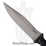 Condor Tool & Knife - CTK183463SS - Escort - Fixed Blade Knife - 420 HC Stonewash Spear Point - Polypropylene - Black