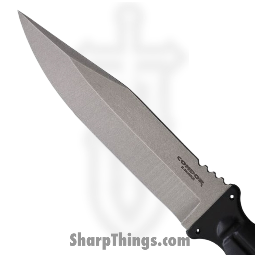 d5fb05ed-1d79-46fc-a644-6057cc697216_CTK183463SS_3.jpg Condor Tool & Knife - CTK183463SS - Escort - Fixed Blade Knife - 420 HC Stonewash Spear Point - Polypropylene - Black - Image 1
