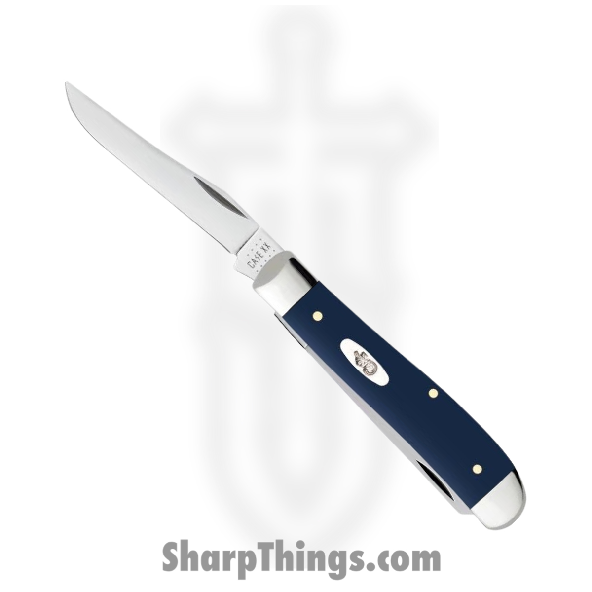 d65fc1fc-d652-468b-8535-5edd91ee5f4d_CA23613_1.jpg Case Cutlery - CA23613 - Mini Trapper - Folding Knife - Tru-Sharp Surgical Stainless Steel Mirror Polished Multi - Synthetic - Navy Blue - Image 1