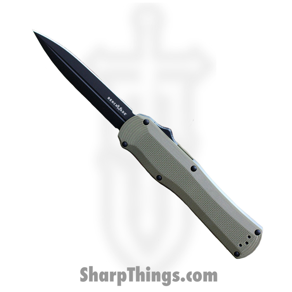 d6715268-9ff1-4c0e-bb0c-67c8291ba6ed_3400BK-1_1.jpg Benchmade - 3400BK-1 - Autocrat - OTF Auto - S30V Coated Dagger - G10 - Green - Image 1