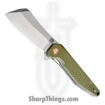 Artisan Cutlery - ATZ1803PGNF - Osprey - Folding Knife - D2 Stonewash Drop Point - G10 - Green
