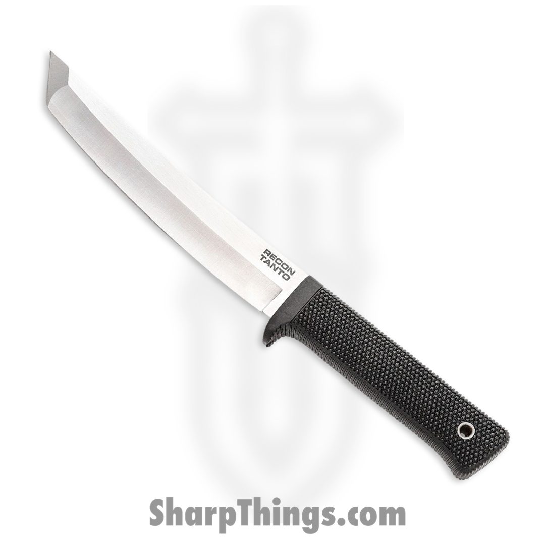 d7fe53e8-49f7-4204-92b4-cc9963ce7071_CS35AM_1.jpg Cold Steel - CS35AM - Recon Tanto - Fixed Blade Knife - VG-10 San Mai Satin Tanto - Kray-Ex - Black - Image 1