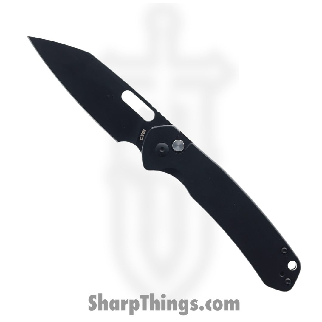 d8610b8e-07c1-4146-9625-a089e7a522e8_J1925ABST_1.jpg CJRB - J1925ABST - Pyrite Button Lock RPM - Folding Knife - AR-RPM9 Coated Wharncliffe - Black - Image 1
