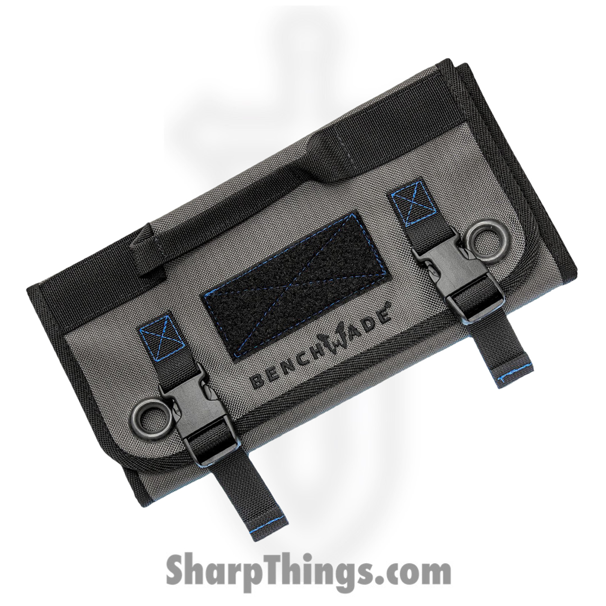 d87fcf8e-fd2a-42b8-8092-6e27926a9387_50019_1.jpg Benchmade - 50019 - Knife Roll - 11 Knife 12" Wide Pocket Height 4.9" - Pocket Width 2.8" - Gray - Image 1