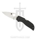 Spyderco - SC152CFP - Chaparral - Folding Knife - CTS-XHP Satin Drop Point - Carbon Fiber - Black