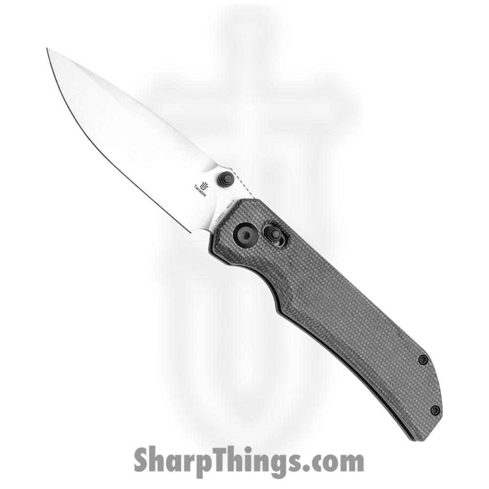 d9617a88-8e56-4b33-abf8-6460798e4c43_T1095V1_1.jpg Tenable Knives - T1095V1 - Eaglestrike - Folding Knife - Nitro-V Satin Spear Point - Micarta - Black - Image 1