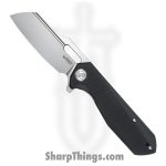 Kubey - KUB328A - Atlas - Folding Knife - 14C28N Blasted Tanto - G10 - Black