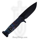 Medford Knife - MK204SPQ-30PV-TPCP-PP - USMC Fighter Flipper Knife - S35VN PVD - "Gun Grip"