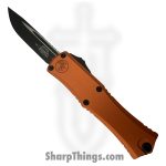 Microtech - 1703M-1OR - Hera II Mini - OTF Auto - M390MK Coated S/E - 6061-T6 Aluminum - Orange