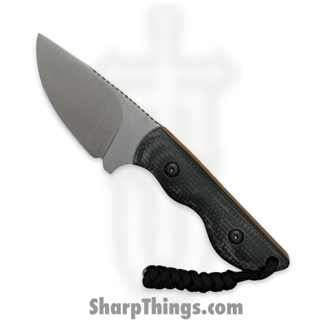 dd1a1f3b-4e61-473f-8845-f839d9f4ad5f_CBSamDP1023b_12.jpg Cave Blades - CBSamDP1023b - Samaritan - Fixed Blade Knife - 154CM Satin Drop Point - Micarta - Gray Green - Image 1