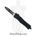 Steel River Knives - SB616DGBK - Midway II OTF Auto - 440 2 Tone Dagger - Black