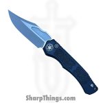 Heretic Knives - H002-7A - Wraith V4 - Automatic Knife - CPM MagnaCut Bronzed Bowie - Aluminum with Traction Inlay - Black