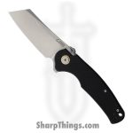 CJRB - J1904RBKF - Crag - Folding Knife - D2 Satin Cleaver - G10 - Black
