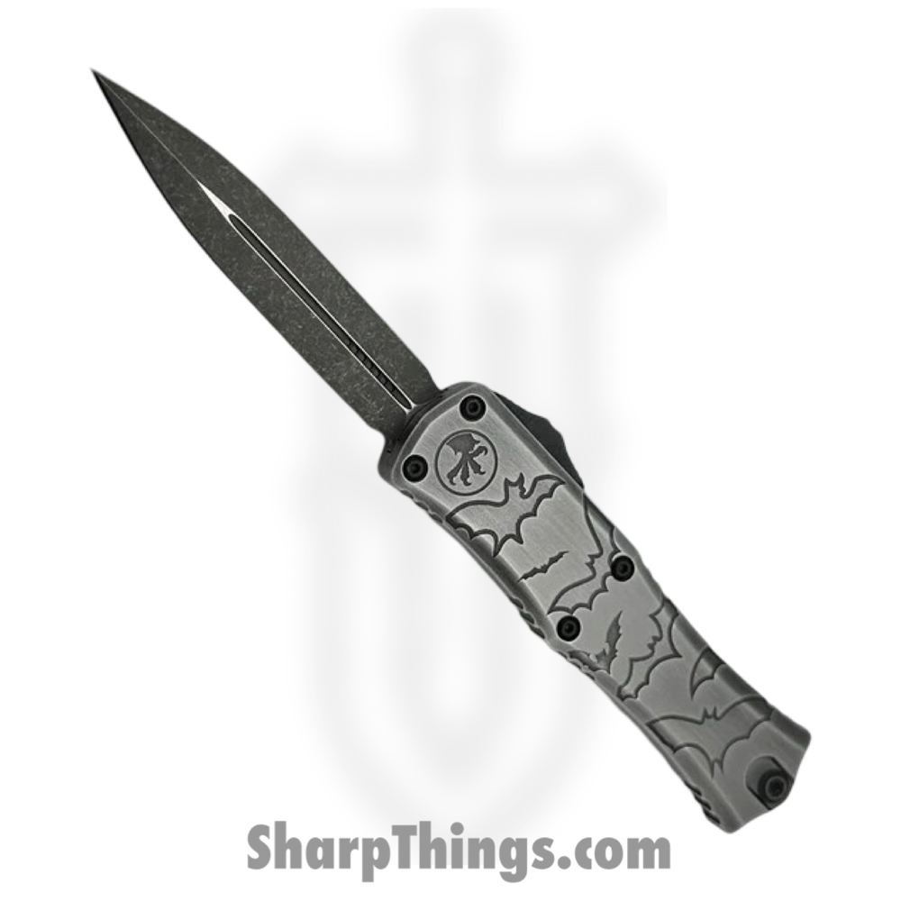 de73b9e2-d485-4186-b5f2-78cf25464989_1702M-1BMHWBAS_1.jpg Microtech - 1702M-1BMHWBAS - Mini Hera II Sig Series - OTF Auto - M390MK Apocalyptic Dagger - Aluminum "Bats" - Black Gray - Image 1