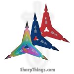 Razor Tactical - RT-8035-3 - 4 Point Throwing Star - 3 Piece Set Coated - Multi