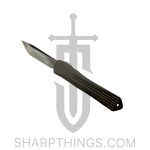 Heretic Knives - H023-6A-CF - Manticore S - OTF Auto - Elmax Coated Tanto - Carbon Fiber - Black