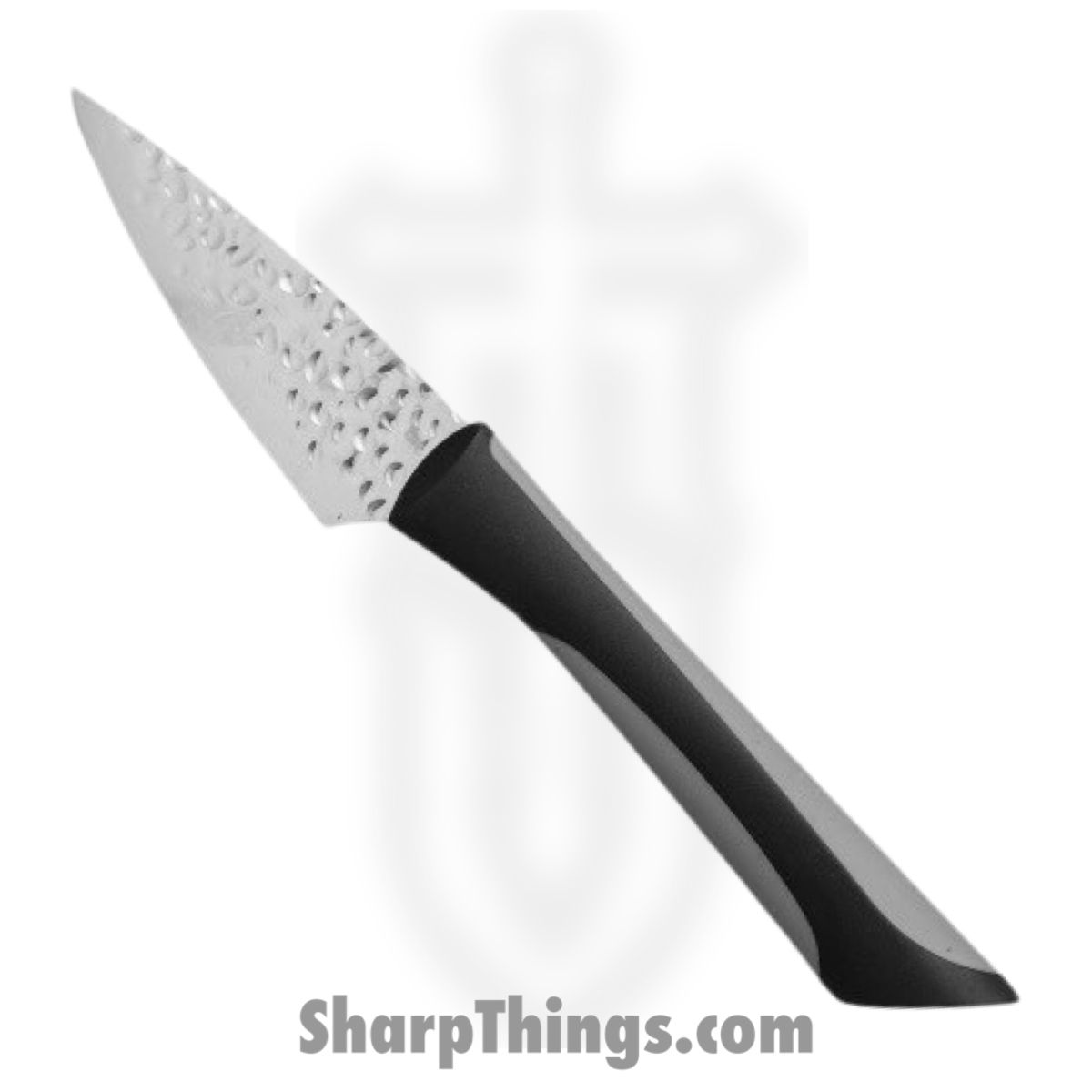df9f5a8a-a1a3-4274-9e07-d4f5d3328ef0_AB7068_1.jpg Kai - AB7068 - Luna Pairing with Sheath - Fixed Blade Knife - 1.4116 Stainless Hammered Drop Point - Polymer - Black Gray - Image 1