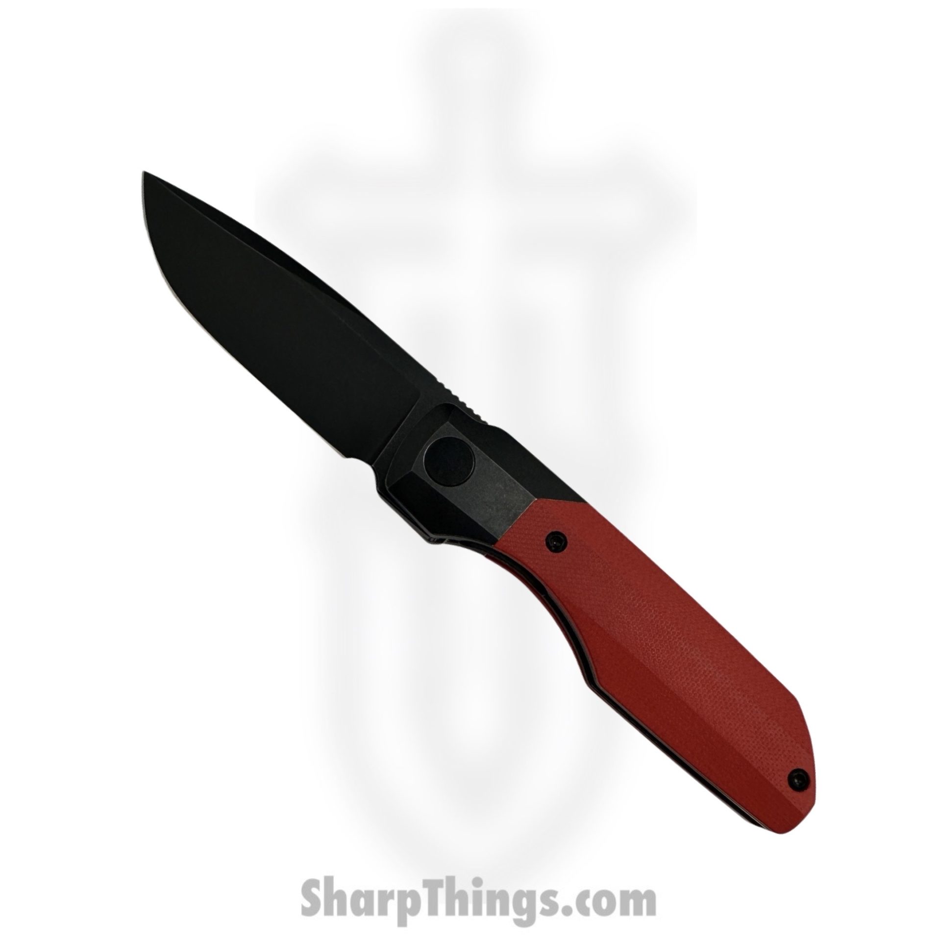 dfe976a8-e49c-42a5-aaf7-cfb7c2219eac_V-VS-BRG-FK-0291-S_1.jpg Vero Engineering - V-VS-BRG$-FK-0291-S - Synapse - Folding Knife - Blackwash M390 Drop Point - G10 - Red - Image 1