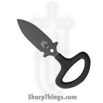 Benchmade - 175BK - CBK - Fixed Blade Knife - 440C SS Coated Dagger - Skeletonized - Black
