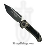 Microtech - 1136-1NC - L.U.D.T. Gen III - Automatic Knife - M390MK Coated Tanto - 6061-T6 Aluminum with Grip Tape Inlay - Natural