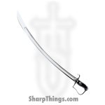 Cold Steel - CS88S - 1796 Light Cavalry Sword - Fixed Blade Knife - 1055 HC Satin - Leather Wrapped - Black