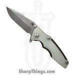 Hinderer - RHK-112624A - Eklipse 3.0 - Folding Knife - 20CV Stonewash Spanto - G10 - Green