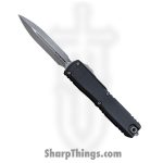 Microtech - 1122-10AP - Ultratech Gen III ZBP - OTF Auto - M390 Apocalyptic Dagger - Aluminum - Black