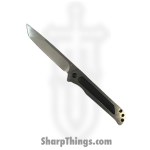Medford Knife and Tool - 030724H - T-Bone - Folding Knife - S35VN Tumbled Tanto - G10 - Black