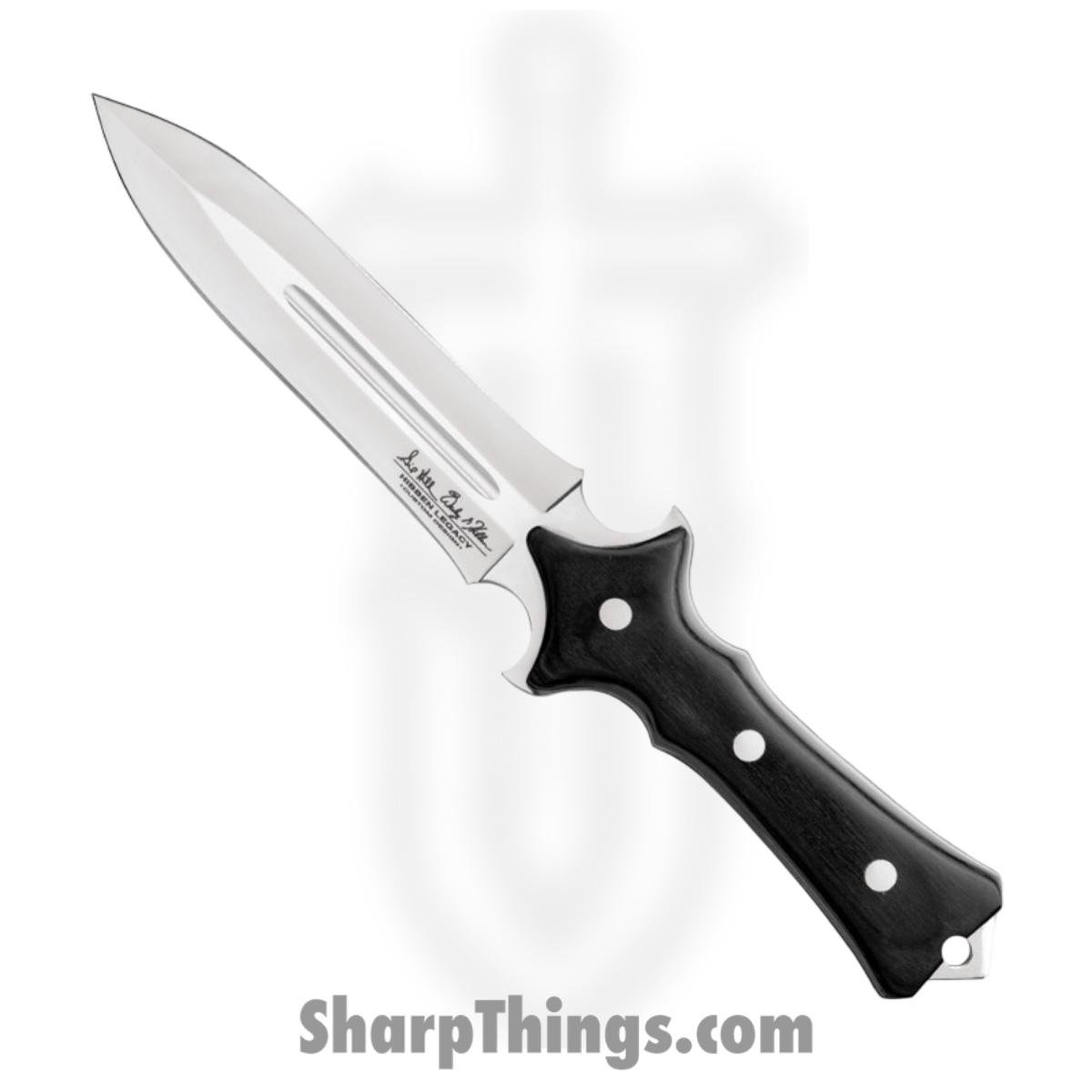 e1d4d45f-1baf-4afb-9411-8fd57ef2ce83_GH5059_1.jpg Gil Hibben - GH5059 - Legacy Boot - Fixed Blade Knife - 7Cr17MoV Polished Spear Point - Pakkawood - Black - Image 1