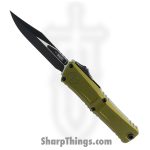 Microtech - 1146-1OD - Combat Troodon Gen III - OTF Auto - M390MK Coated Bowie - Aluminum - OD Green