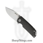 Boker - BO110665 - Sherman - Folding Knife - CPM-Magnacut Satin Clip Point - Carbon Fiber and Stonewashed Titanium - Black