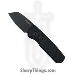 ProTech - R5403 - Runt 5 - Automatic Knife - Magnacut Coated Reverse Tanto - Aluminum - Black