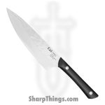 Kai - HT7072 - Pro Chef 6" - Fixed Blade Knife - AUS-6 Hammered Drop Point - POM - Black