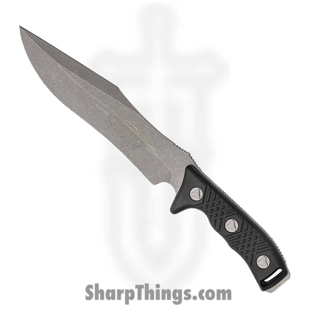 e4e47d38-2ea5-4788-8d58-30392ba1693e_104-10AP_1.jpg Microtech - 104-10AP - Arbiter - Fixed Blade Knife - Apocalyptic Clip Point - G10 FR4 - Black - Image 1