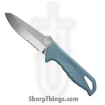 Benchmade - 18040S - Undercurrent - Fixed Blade Knife - CPM MagnaCut Stonewash Sheepsfoot - Santoprene - Depth Blue