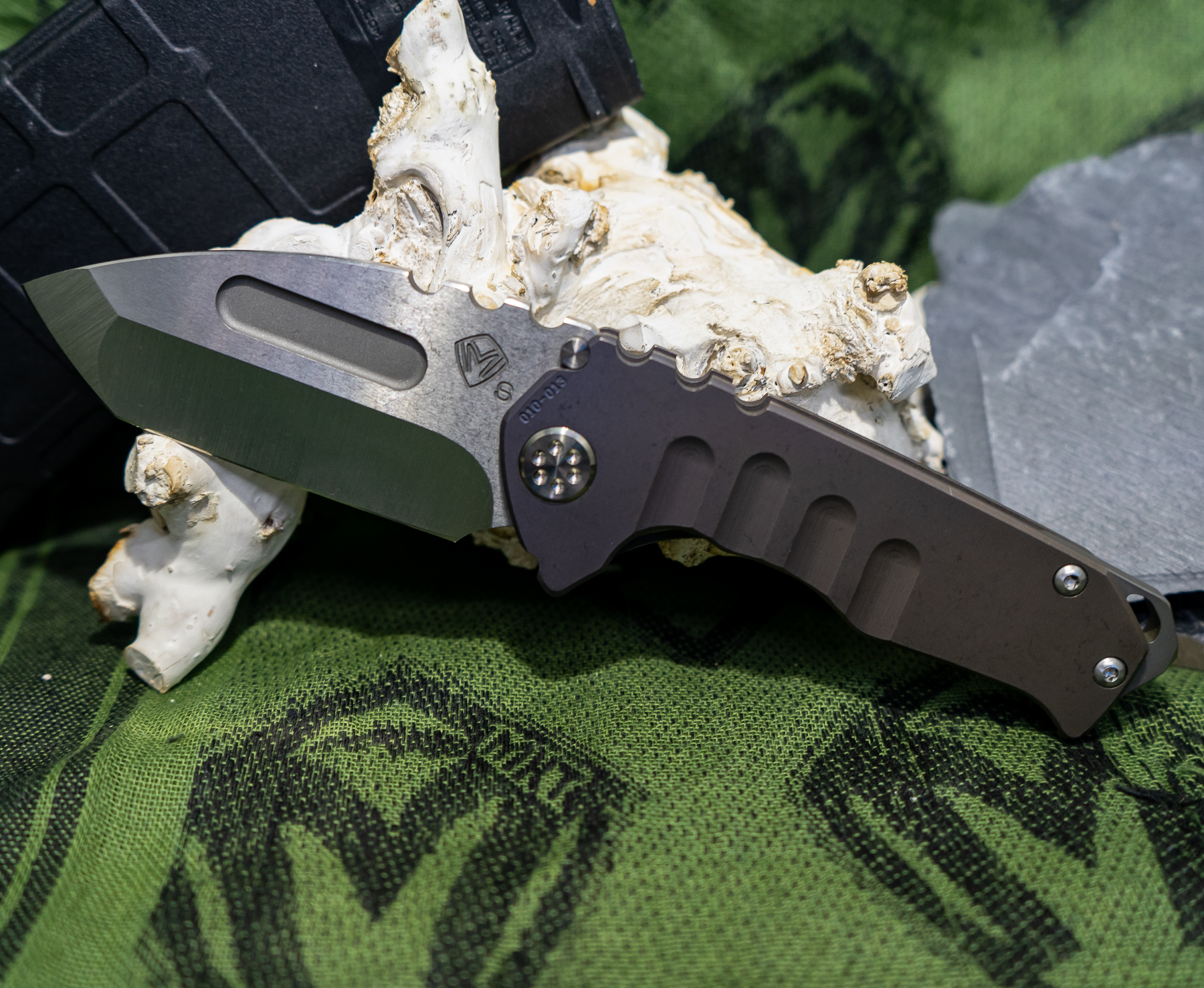 e51f5841-cf09-4d93-9b13-9e6d7bde96c6_Praetorian-Genesis-T-2_1.jpg Medford Knife - Praetorian Genesis T - MK029STT Tumbled Tanto - S35VN - Violet - Image 1