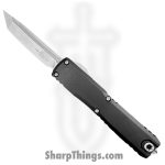 Microtech - 1123-10 - Ultratech Gen III ZBP - OTF Auto - M390MK Stonewash Tanto - 6061-T6 Aluminum - Black
