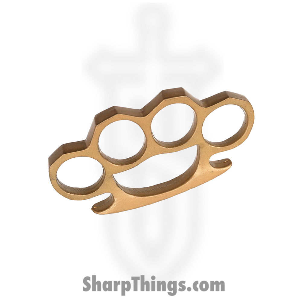 e5c07555-8356-4988-87b3-8cd70b6c3993_KN-01-GD_1.jpg PTC - KN-01-GD - Knuckle Duster - Solid Steel - Gold - Image 1