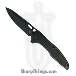 Millit Knives - TORINBKG10BK - Torrent Inlay Zirblast - Folding Knife - S90V Coated Drop Point - G10 - Black