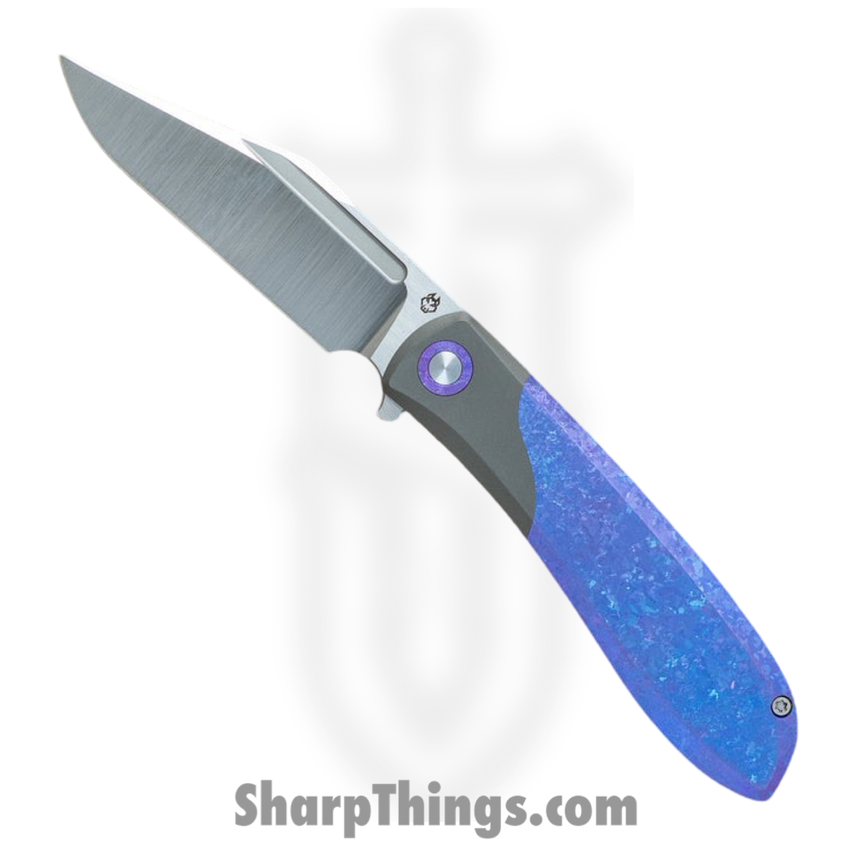 e7109bce-8f05-411a-8e4a-4602e5659147_SCUFF-01-TITAN-BLURPLE_1.jpg Jack Wolf Knives - SCUFF-01-TITAN-BLURPLE - Scuffle - Folding Knife - S90V Satin Clip Point - Crystalized Titanium - Blurple - Image 1