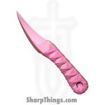 Revenant Corps - RCGKLPK - Grackle - Fixed Blade Knife - G-10 Coated Hawkbill - Tsukomaki Wrap - Pink