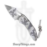 Microtech - 169-1ACS - Stitch - Automatic Knife - Artic Camo Spear Point - 6061-T6 Aluminum - Artic Camo