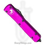 Microtech - 223-1VI - Ultratech - OTF Auto - Elmax, M390, 204P Coated Spartan - 6061-T6 Aluminum - Violet