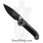 Microtech - 1135-1NC - L.U.D.T. Gen III - Automatic Knife - M390MK Two Tone Drop Point - 6061-T6 Aluminum - Natural Clear Gray