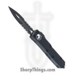 Microtech - 232-2T - UTX-85 Tactical - OTF Auto - Black D/E P/S - 6061-T6 Aluminum - Black