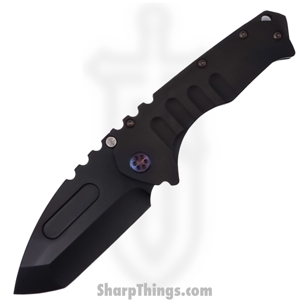 e973faef-a942-4ba1-918d-f422f2731437_MK012MPT-30PV-TFCF-BP_1.jpg Medford Knife - MK012MPT-30PV-TFCF-BP - Praetorian "T" MagnaCut Tanto Folding Knife - PenAno Flamed Handle Perimeters - Image 1