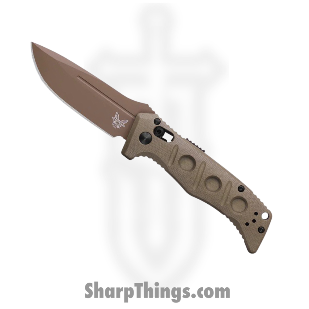 e97d8877-88db-4862-bf24-3fbc65c72ceb_2730FE-2_1.jpg Benchmade - 2730FE-2 - Mini Auto Adamas - Automatic Knife - CPM-Magnacut Coated Drop Point - G10 - OD Green - Image 1