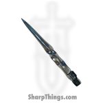 Full Heart Forge - FHF-SNAKEEYE - Snake Eyes - Fixed Blade Knife - 316 Stainless Satin Spike - 316 Stainless - Silver