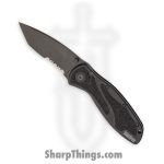 Kershaw - 1670TBLKST - Blur - Folding Knife - 14C28N Cerakote American Tanto - 6061 T6 Aluminum - Black